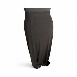 Torrid Open front Black High rise UniqueMaxi Skirt Whimsigoth Women’s Plus SZ 1